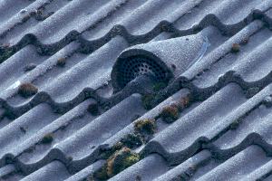 L&uuml;fter-Ziegel mit Sieb