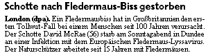 Zeitungsartikel vom 26.11.2002