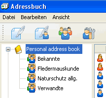 eMail-Client "The Bat!": Adreßbuch eMail-Client "The Bat!": Adreßbuch