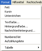 "The Bat!": Kennzeichnungen