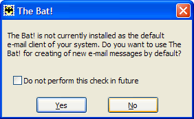 eMail-Client "The Bat!" 6 eMail-Client "The Bat!" 6