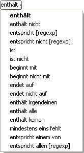 "The Bat!": Filtereinstellungen